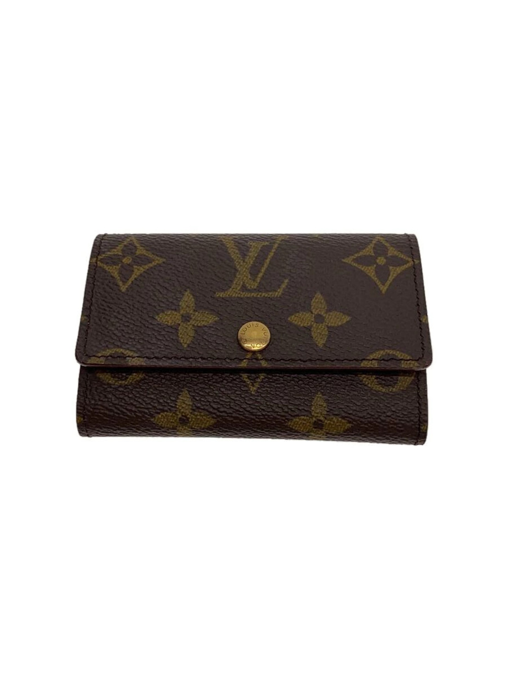 LOUIS VUITTON Multicles Monogram Brown Leather